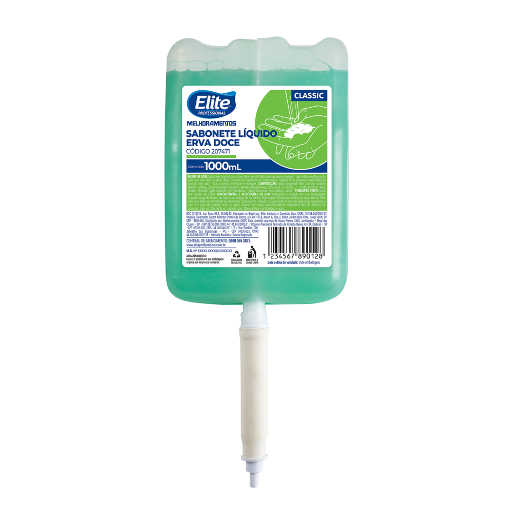 Sabonete liquido Elite Professional Classic erva doce 207471