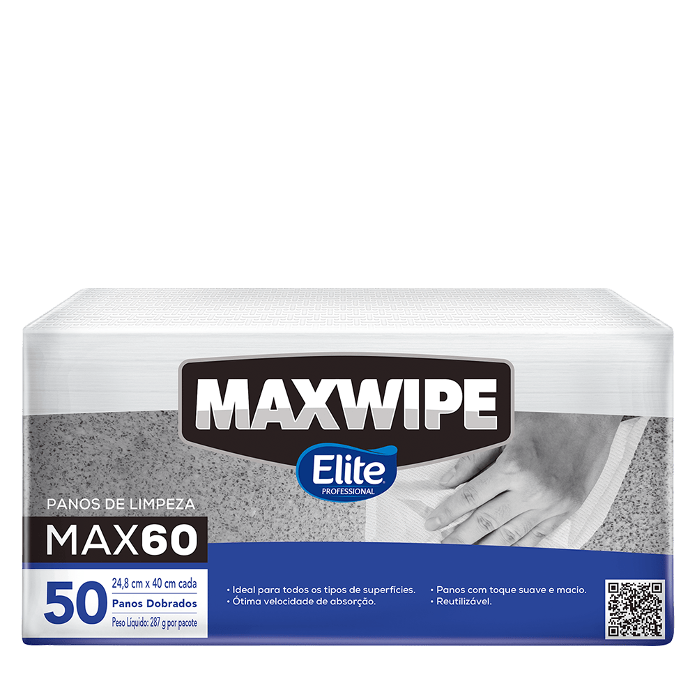 Pano de limpeza Elite Maxwipe 60