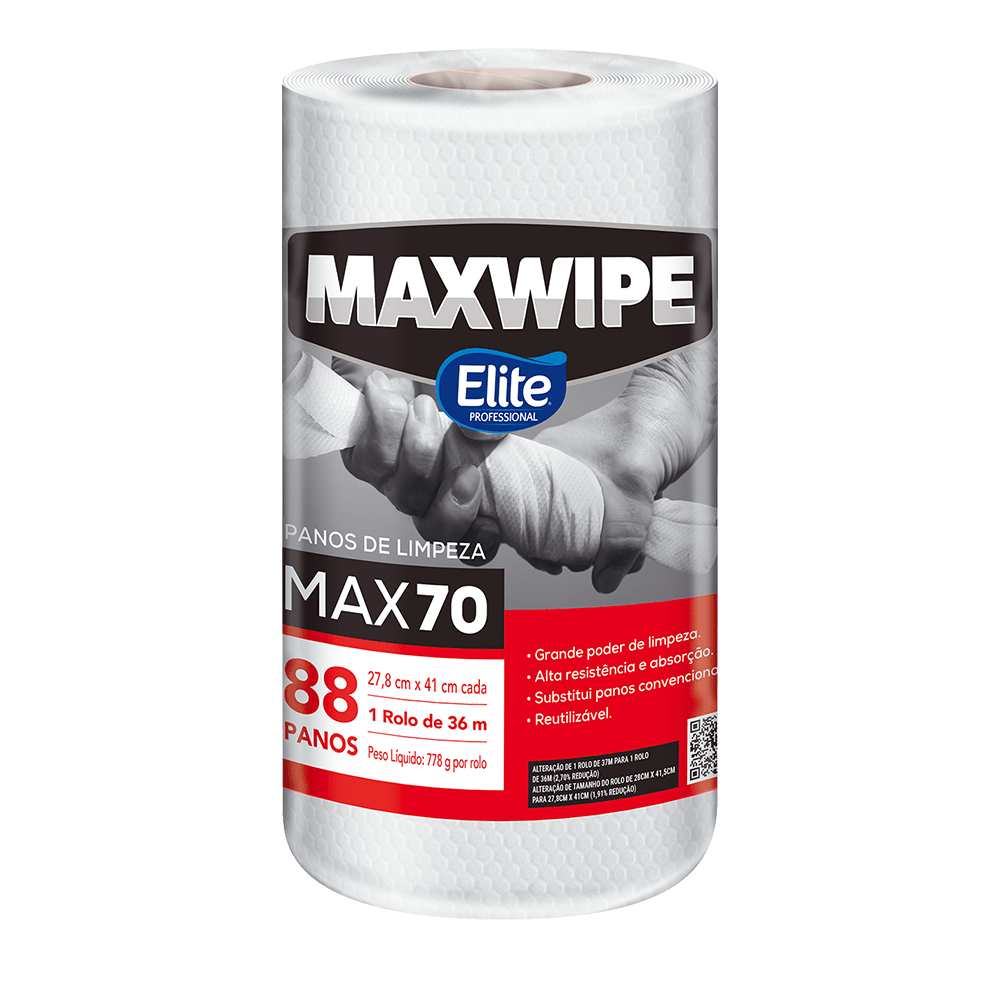 Pano Maxwipe Max70 Elite Professional rolo 88 panos