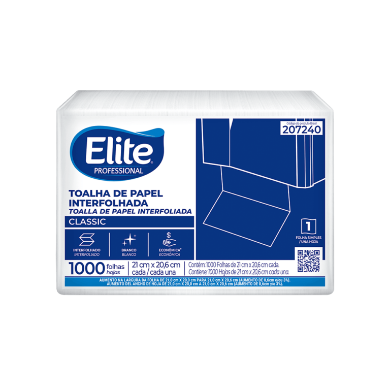 Papel toalha interfolhado Elite Professional para empresas que precisam controlar consumo e m…