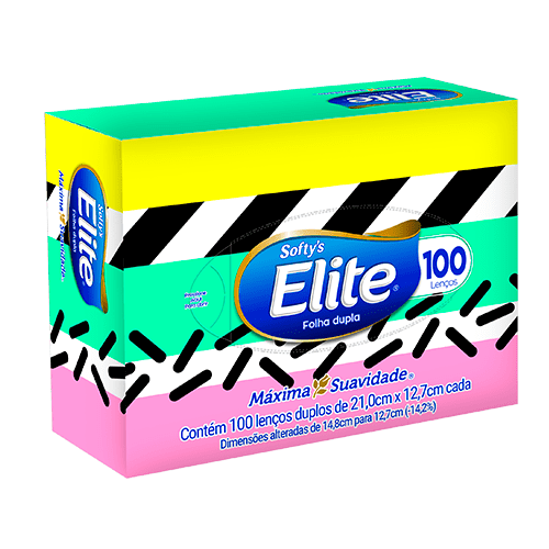 Lenco Facial Elite 100 Folhas codigo 205313