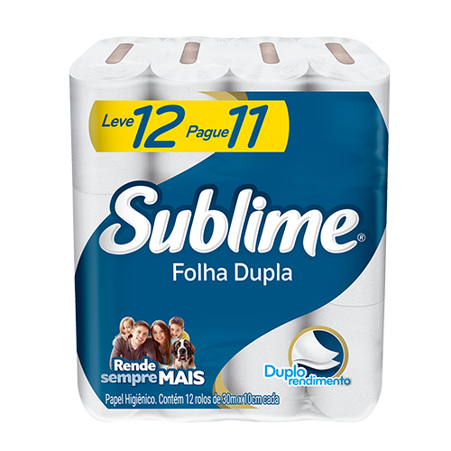 Papel Higienico Sublime Folha Dupla codigo 201735