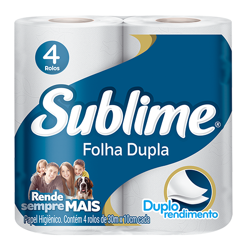 Papel Higienico Sublime Folha Dupla codigo 201710