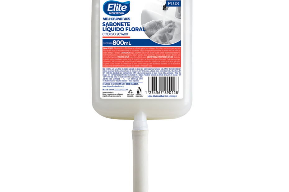 Refil sabonete liquido Elite Professional Floral Plus 207488