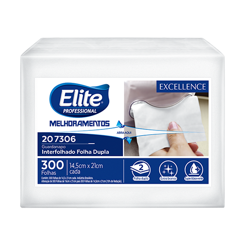 Guardanapo interfolhado Elite Professional Excellence folha dupla 207306